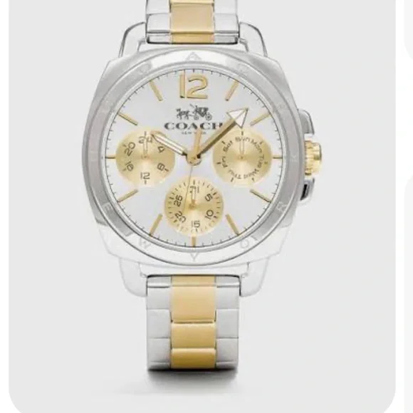 Coach Two-Tone Chronograph Boyfriend Watch - Picture 2 of 11